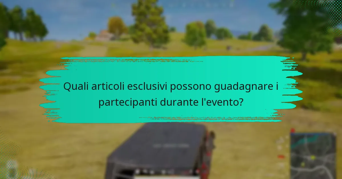 Quali sono i premi specifici dell’evento legati alla partecipazione?