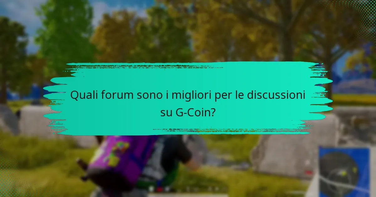 Come possono i giocatori partecipare alle discussioni su G-Coin?